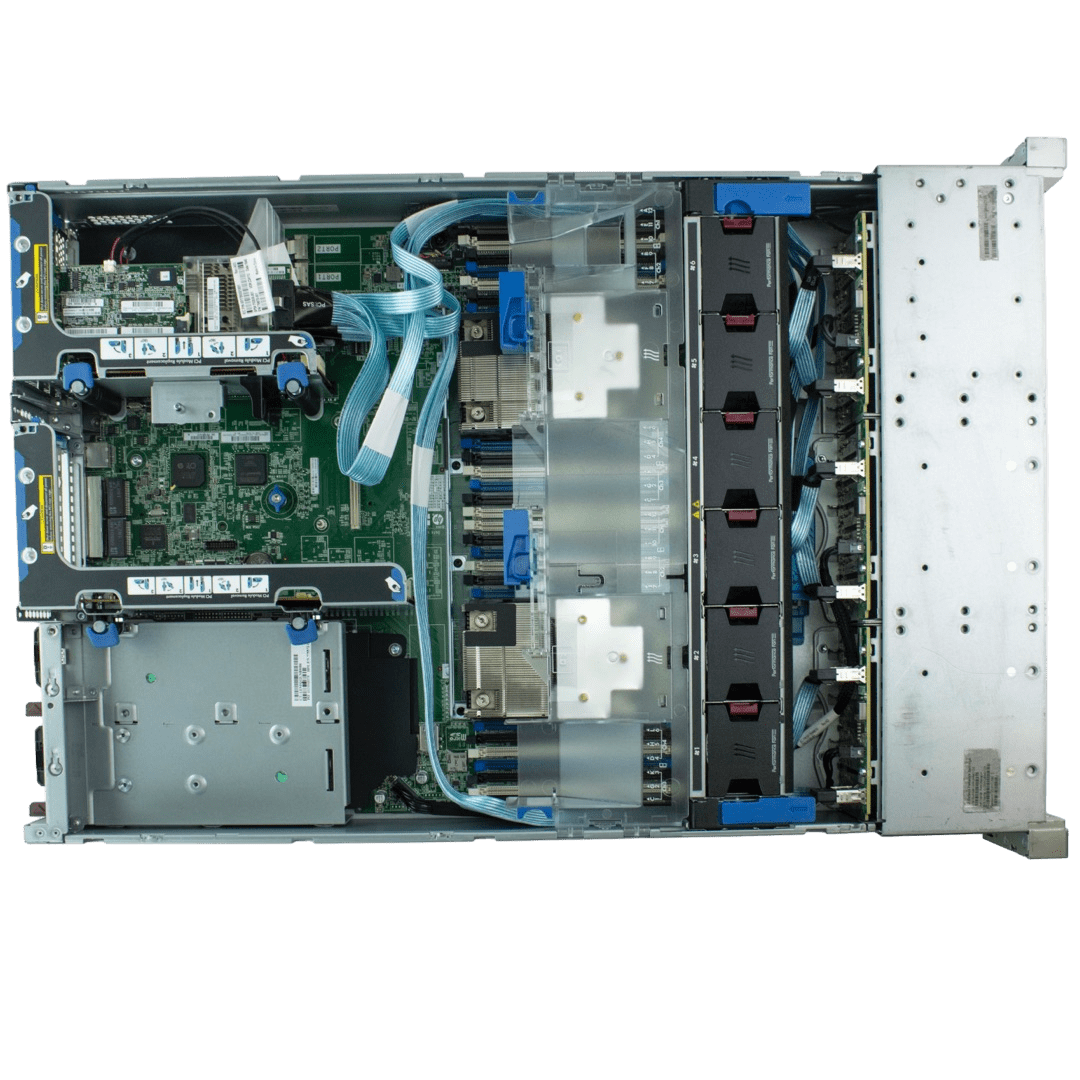 Сервер HP DL380 G9 noCPU 1xRiser 24хDDR4 P840 4GB iLo 2х500W PSU Ethernet 4х1Gb/s 12х3,5" FCLGA2011-3 (4)